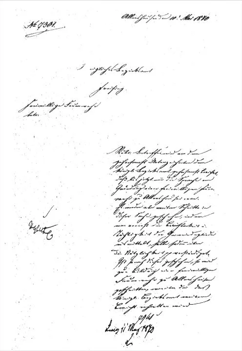 Antwort von Bürgermeister 10. Mai 1870 an Bezirksamt.jpg
